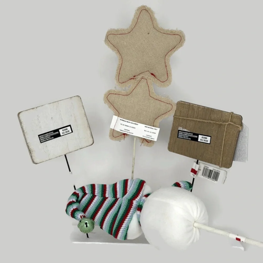 Christmas Decor Picks Mixed Lot
